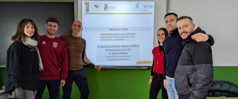 Investigadores del programa deporte en la raya