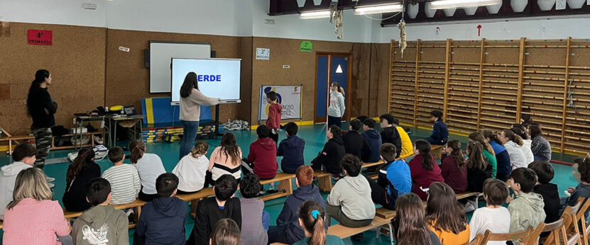 Grupo investigación AFYCAV en talleres con motivo día Día Internacional de la Mujer y la Niña en la Ciencia